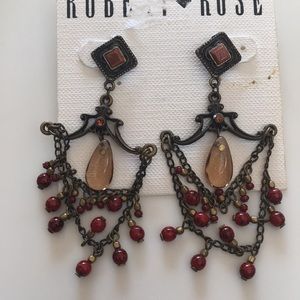 Robert Rose Drop earrings